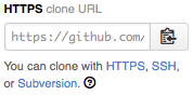HTTPS clone URL